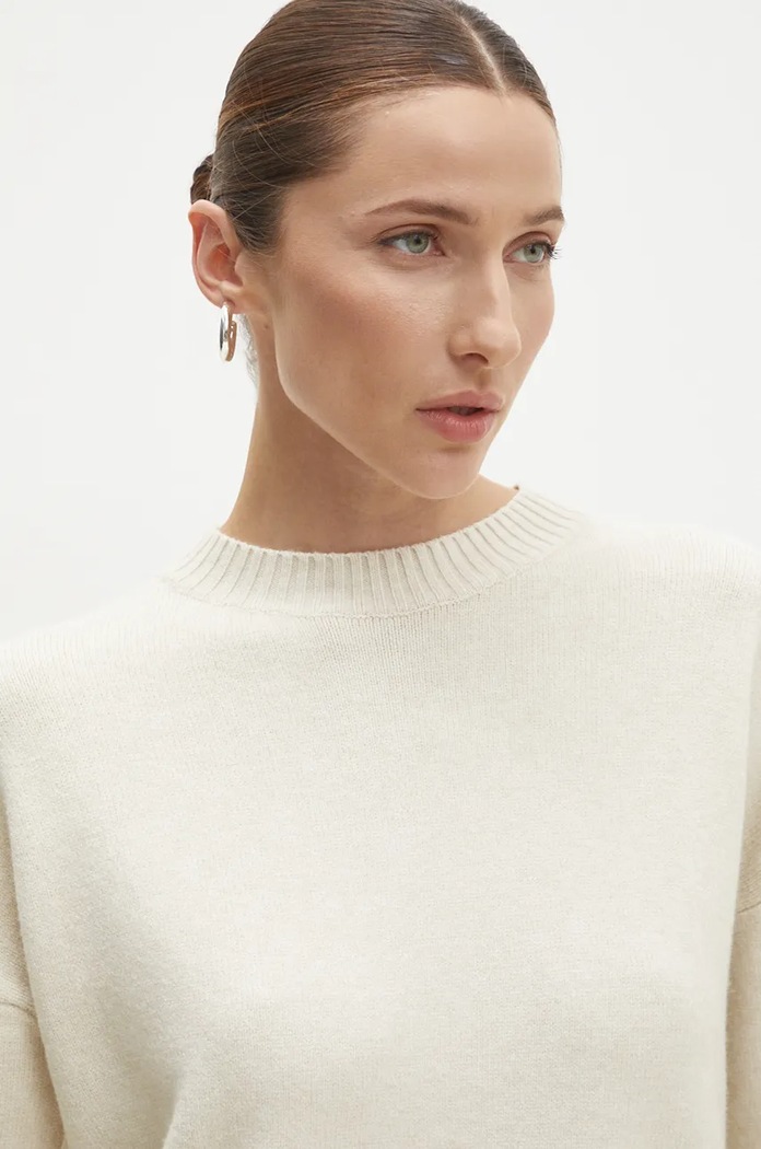 Answear.LAB sweter i spódnica N7193.HLK beżowy