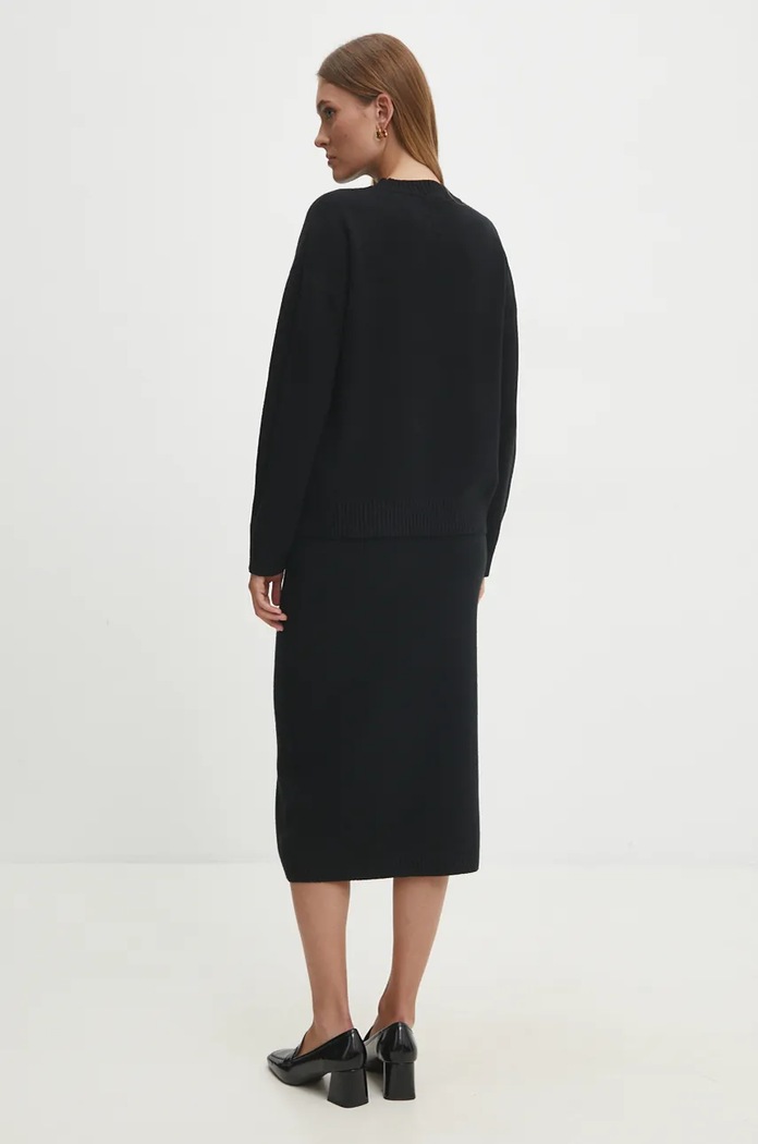 Answear.LAB sweter i spódnica N7193.HLK czarny WZ24