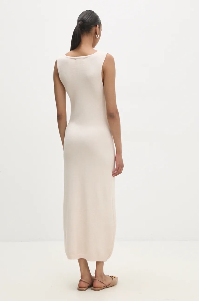 Answear Lab rochie și pulover bej m8561.FKK
