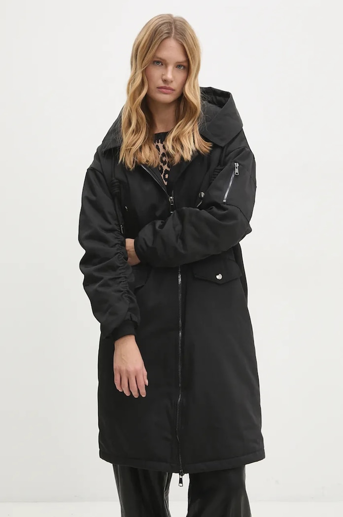 Яке Answear.LAB лека изолация черен LD057.hos