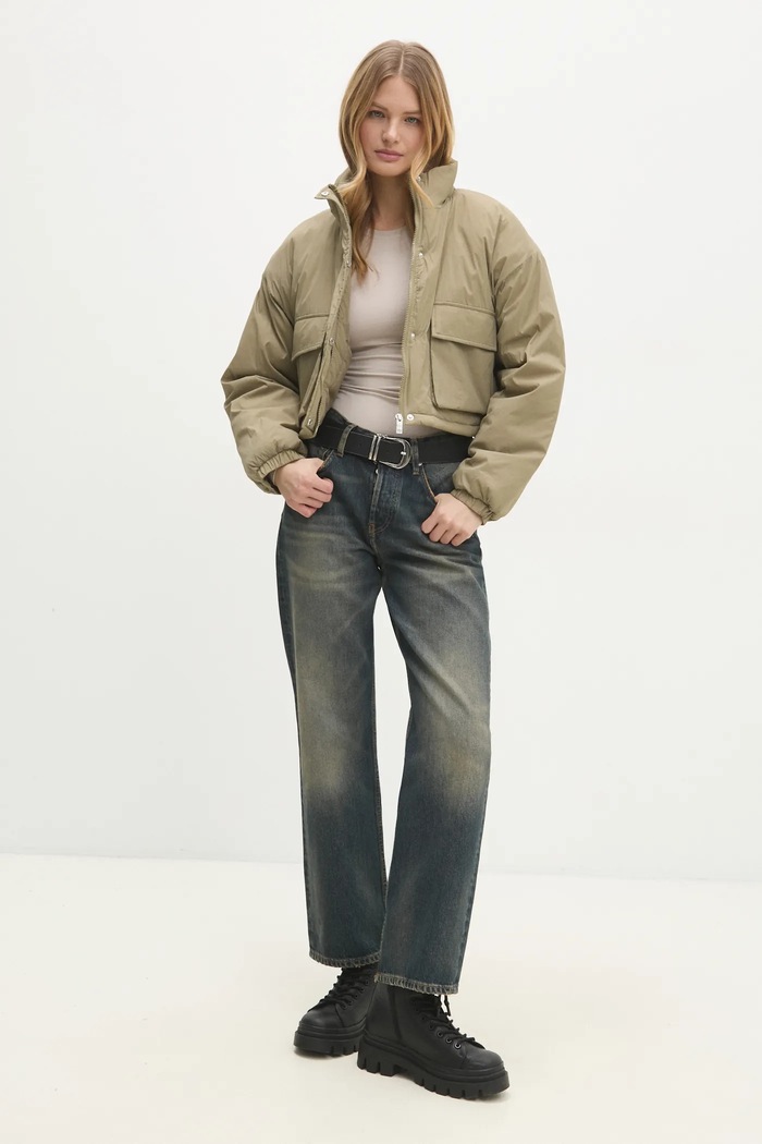 Jakna Answear.LAB LJK.GREERLKHA.ums zelena WW25