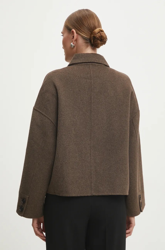 Oblečení Vlněná bunda Answear.LAB m.2433fos hnědá