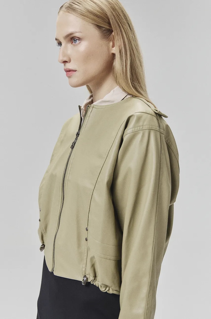 Answear.LAB kurtka 160662.tos zielony