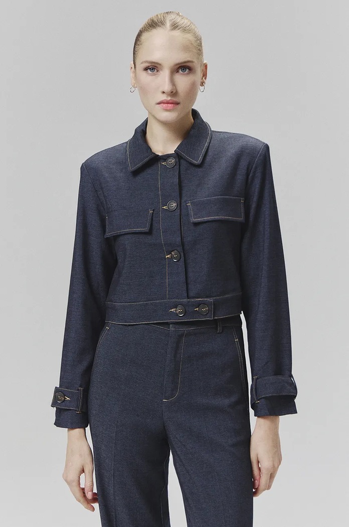 Bunda Answear.LAB modrá 26325.ilk
