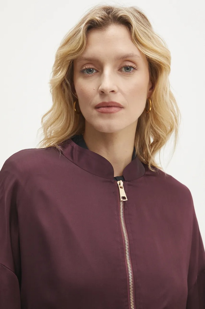 Answear.LAB kurtka bomber b94522580.ims bordowy
