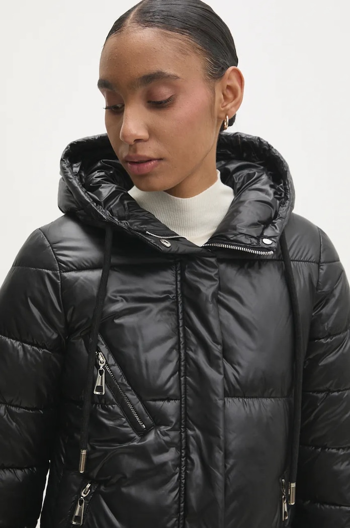 Bunda Answear.LAB černá MB0269.hos