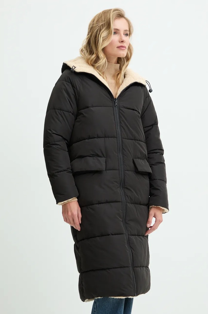 Obojstranná bunda Answear.LAB čierna 8504.fos