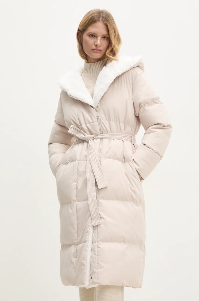 Bunda Answear.LAB zateplené béžová FC7569.fos
