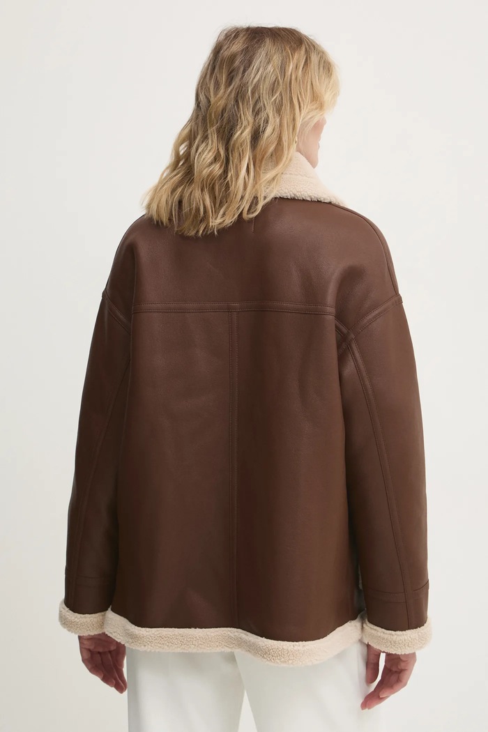 Oblečení Bunda Answear.LAB 8701K.hlk hnědá