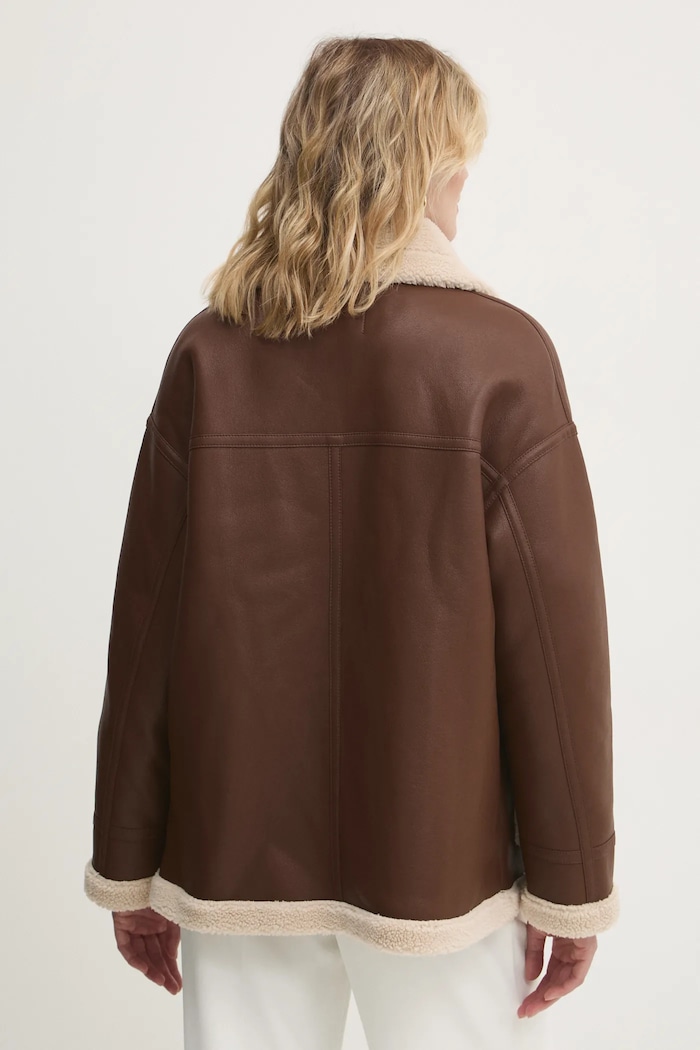 Oblečení Bunda Answear.LAB 8701K.hlk hnědá