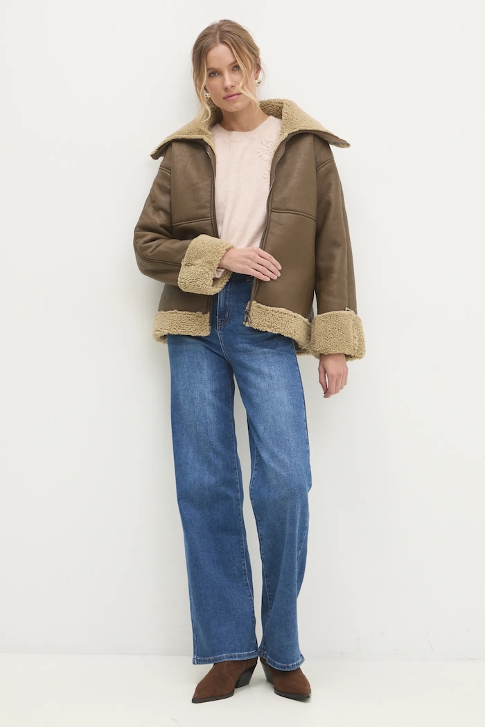 Jakna Answear.LAB LC240201.HLK zelena WZ24