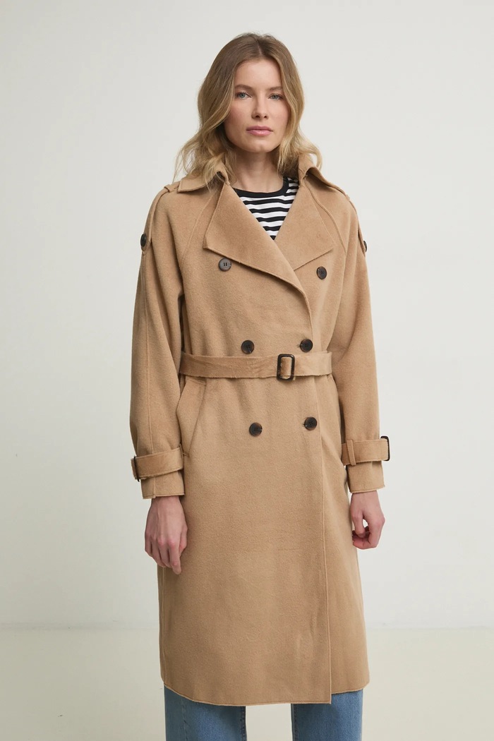 Answear.LAB cappotto G2303.HWK marrone WW25