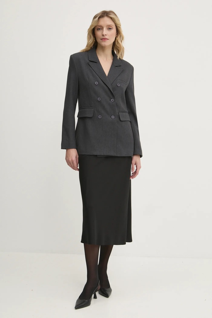 Answear Lab sacou cu captuseala gri Lc240191.HLK