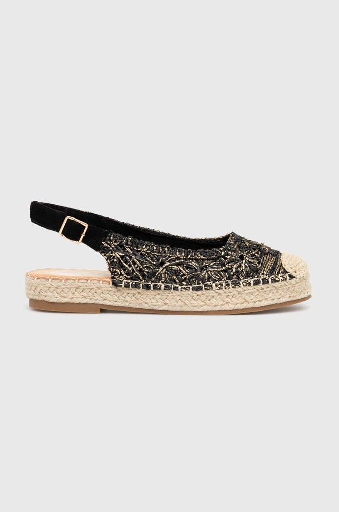 Espadrilky Answear.LAB textilní černá 6636.FKK