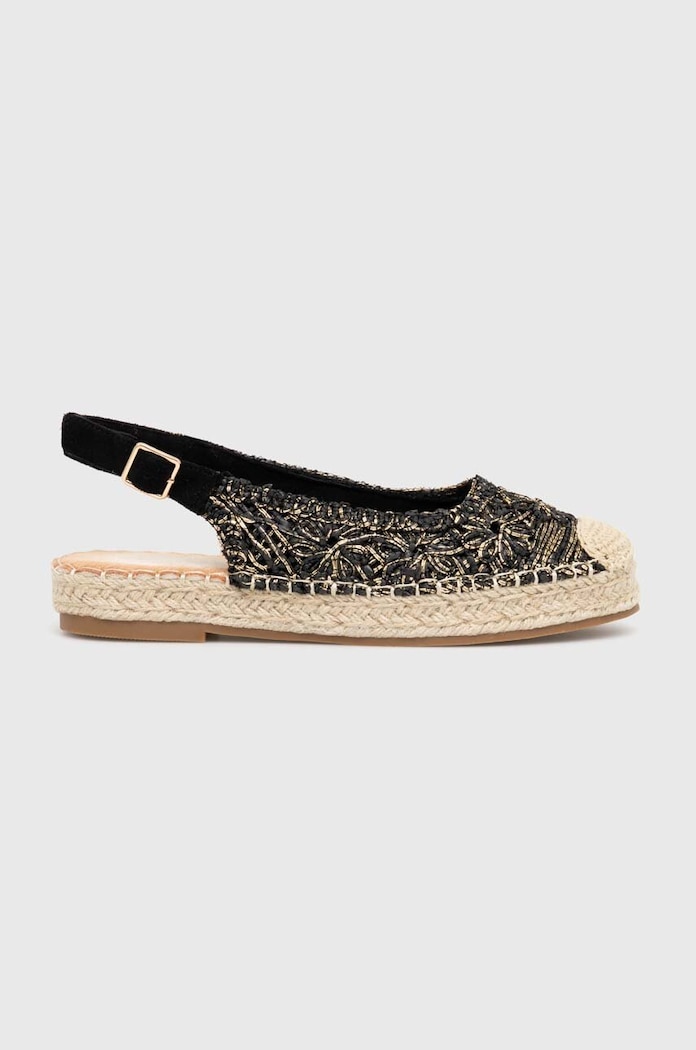 Espadrilky Answear.LAB textilní černá 6636.FKK