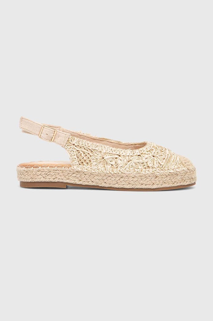 Answear Lab espadryle syntetyczny beżowy mulan.iw