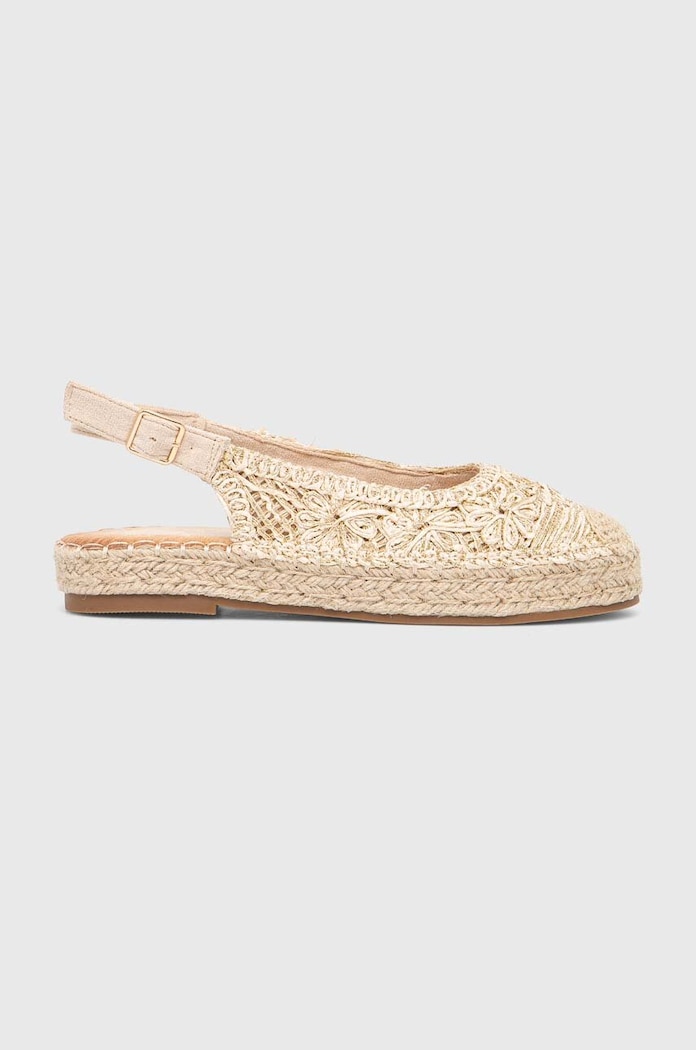 Answear Lab espadryle syntetyczny beżowy mulan.iw