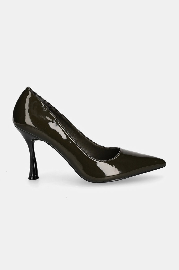 Answear Lab pantofi cu toc a9.10.ios verde WZ24
