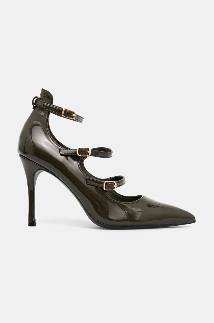 Answear.LAB Answear Lab pantofi cu toc 95.138.ios verde WZ24