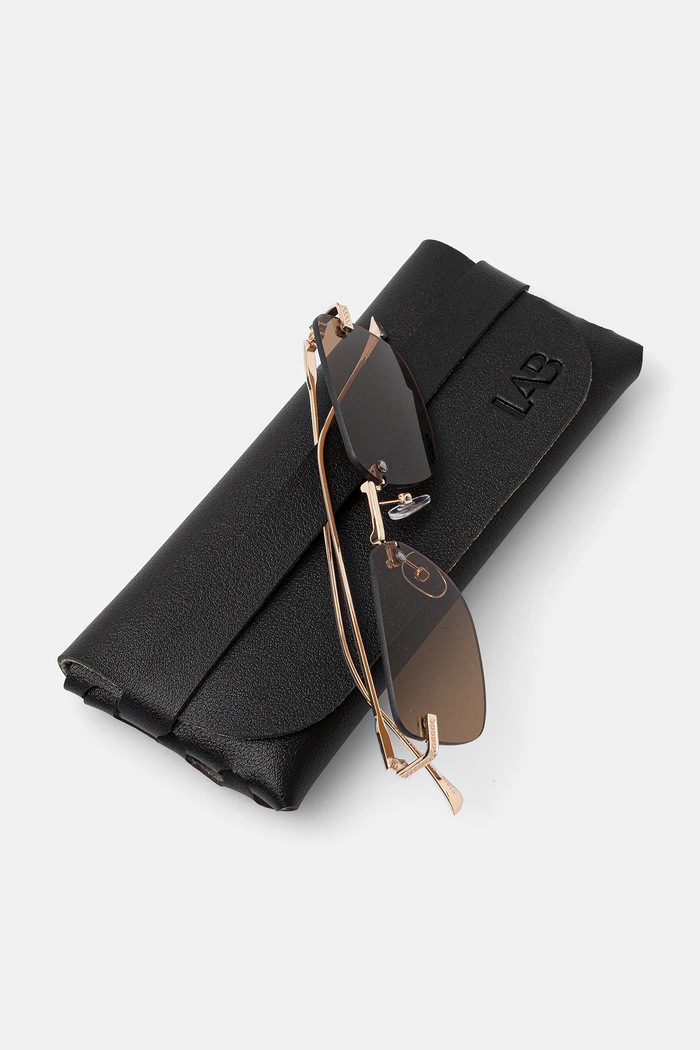 Accesorii Answear Lab ochelari de soare 18067.HMS maro