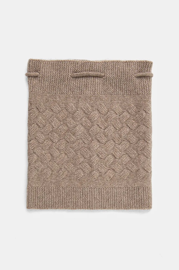 Vlněný nákrčník Answear.LAB pletenina béžová 1058.cms