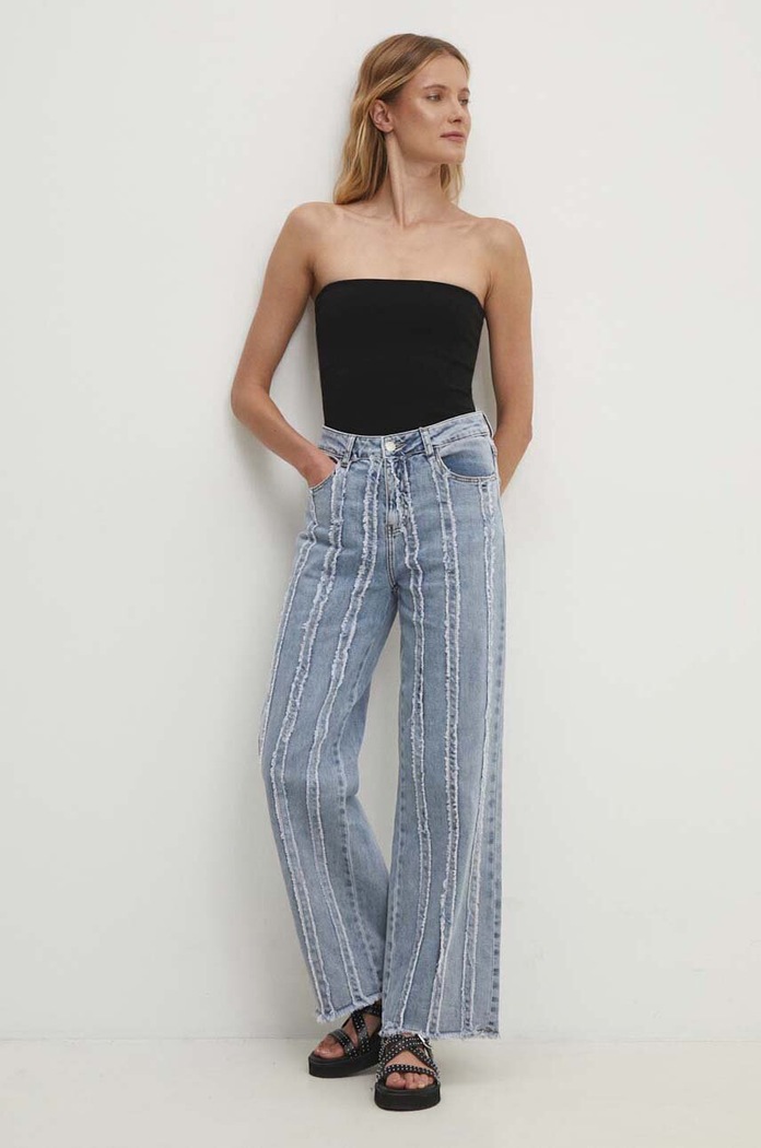 Answear.LAB jeansy ab508.FKK niebieski WZ24