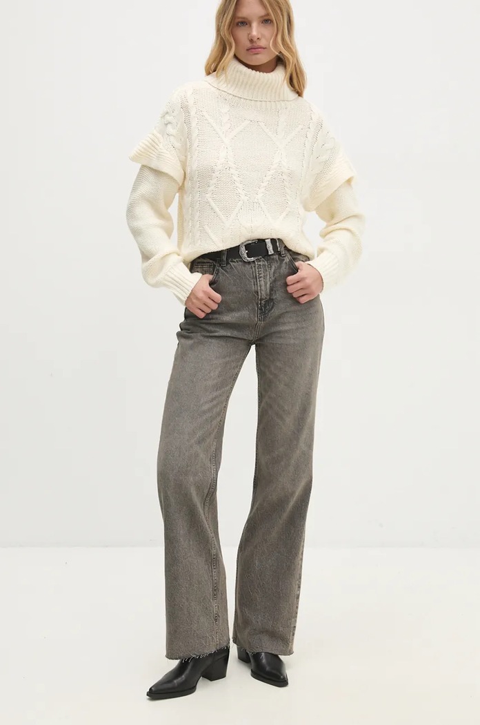Answear Lab jeans gri 1384.tos