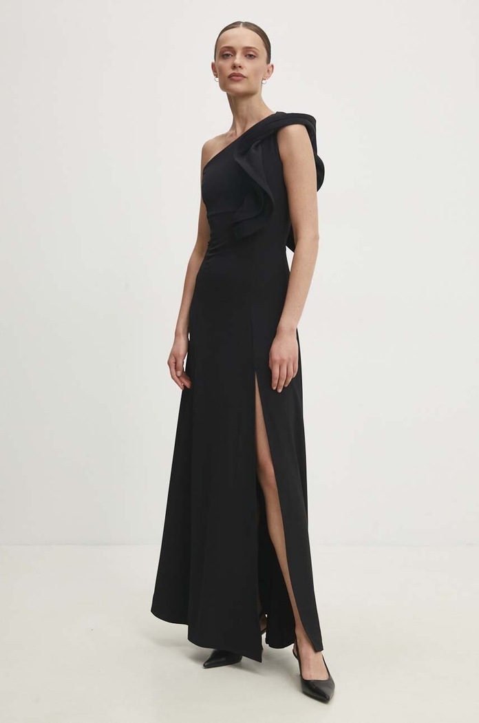 Answear Lab sukienka z elastanem czarny LD0938.HWK