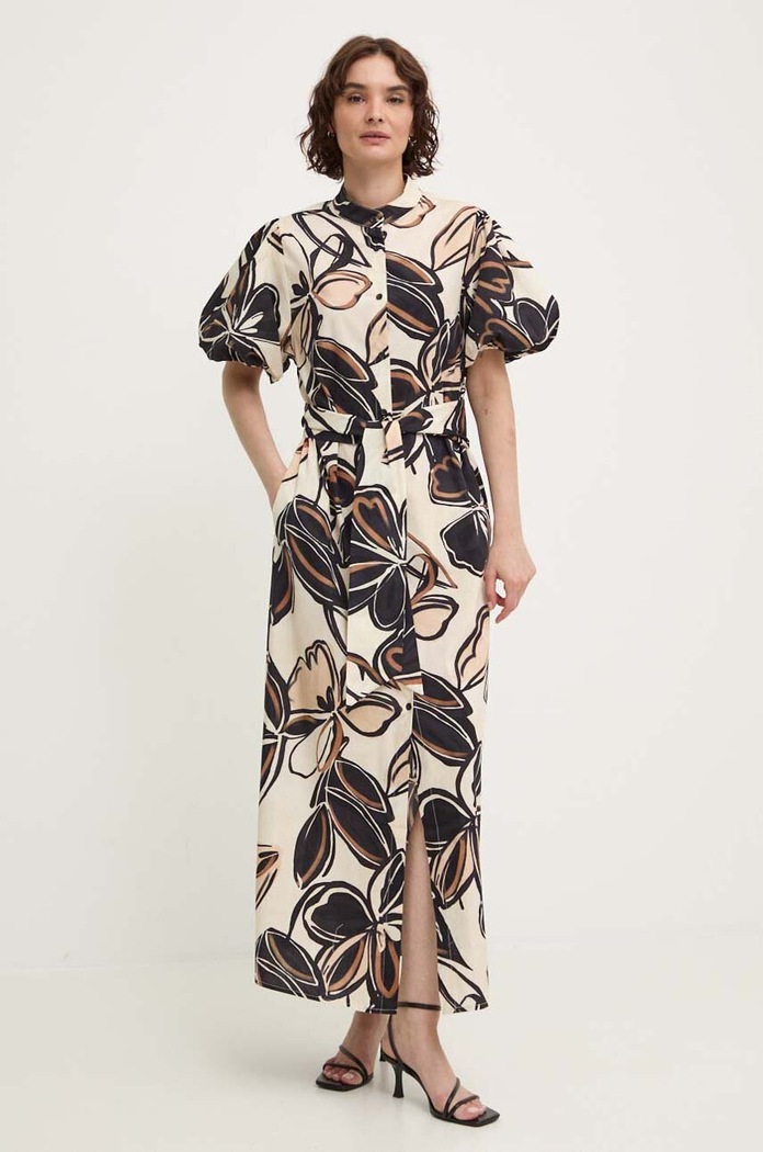 Answear Lab rochie maxi bej 95251.iw