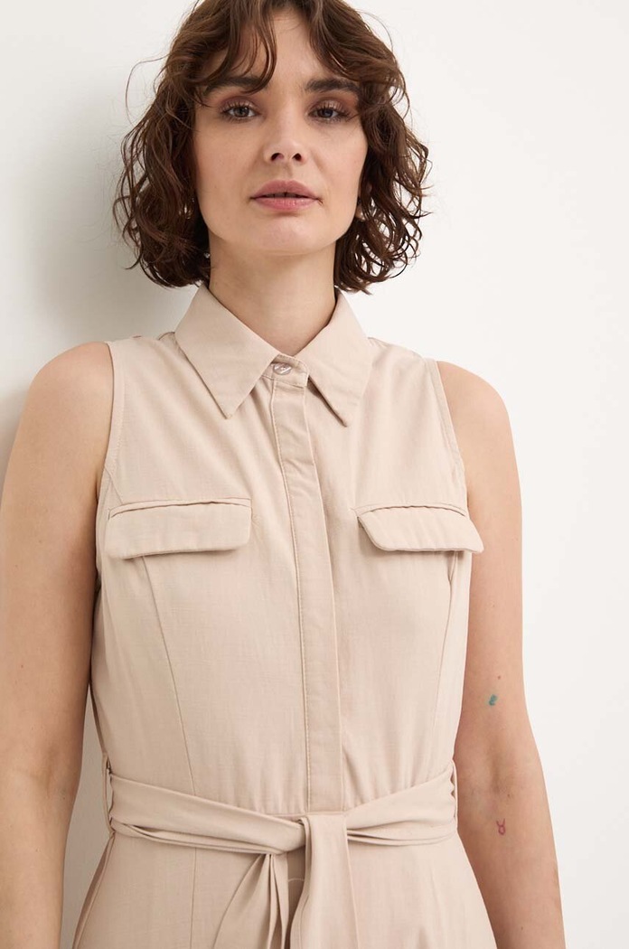 Answear Lab rochie Answear.LAB 98053.ijs bej