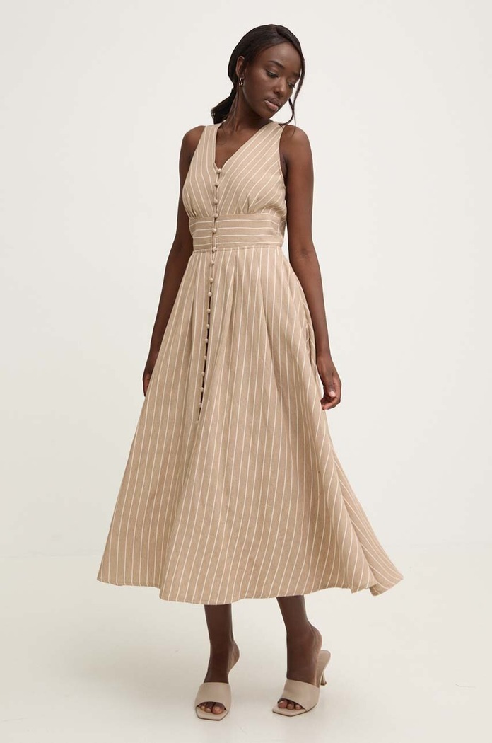Answear Lab rochie 22478lr.FKK bej WZ24