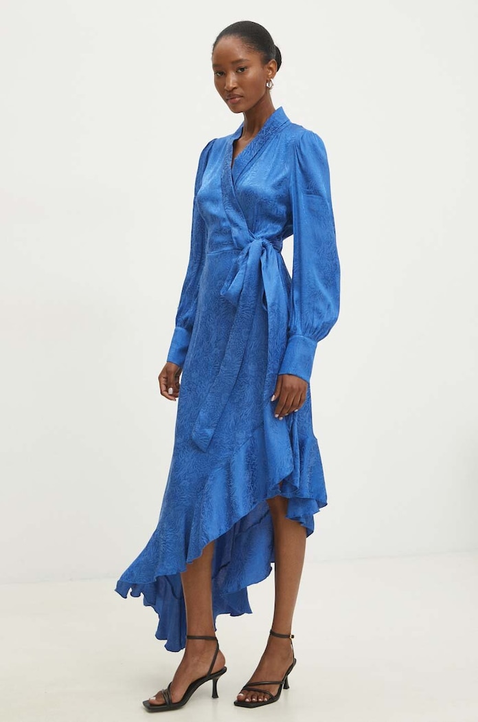 Answear Lab rochie maxi albastru 3000.TKK