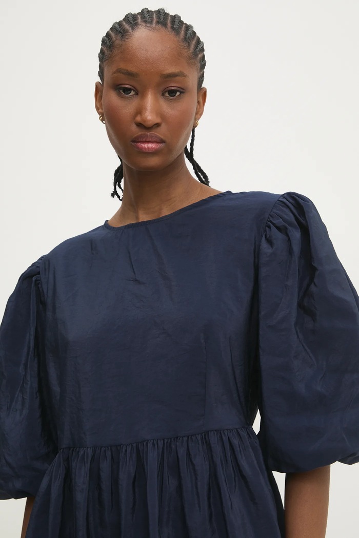 Answear Lab rochie Answear.LAB 01065..th bleumarin