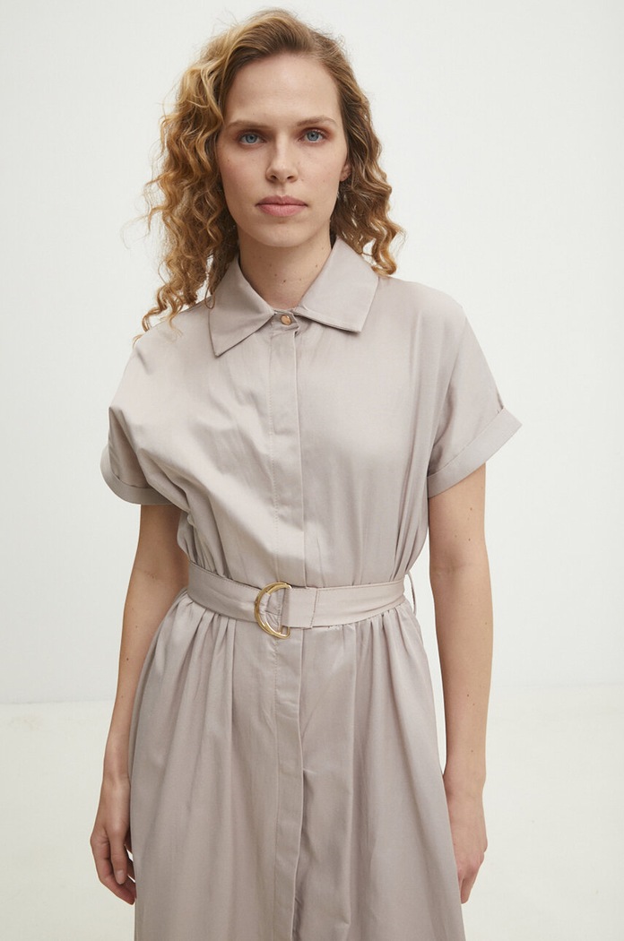 Answear Lab rochie Answear.LAB bej 29679.th