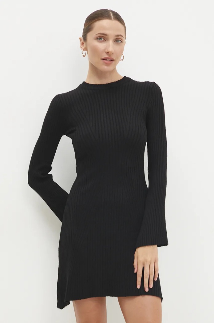 Answear Lab rochie 231046.tos negru WZ24