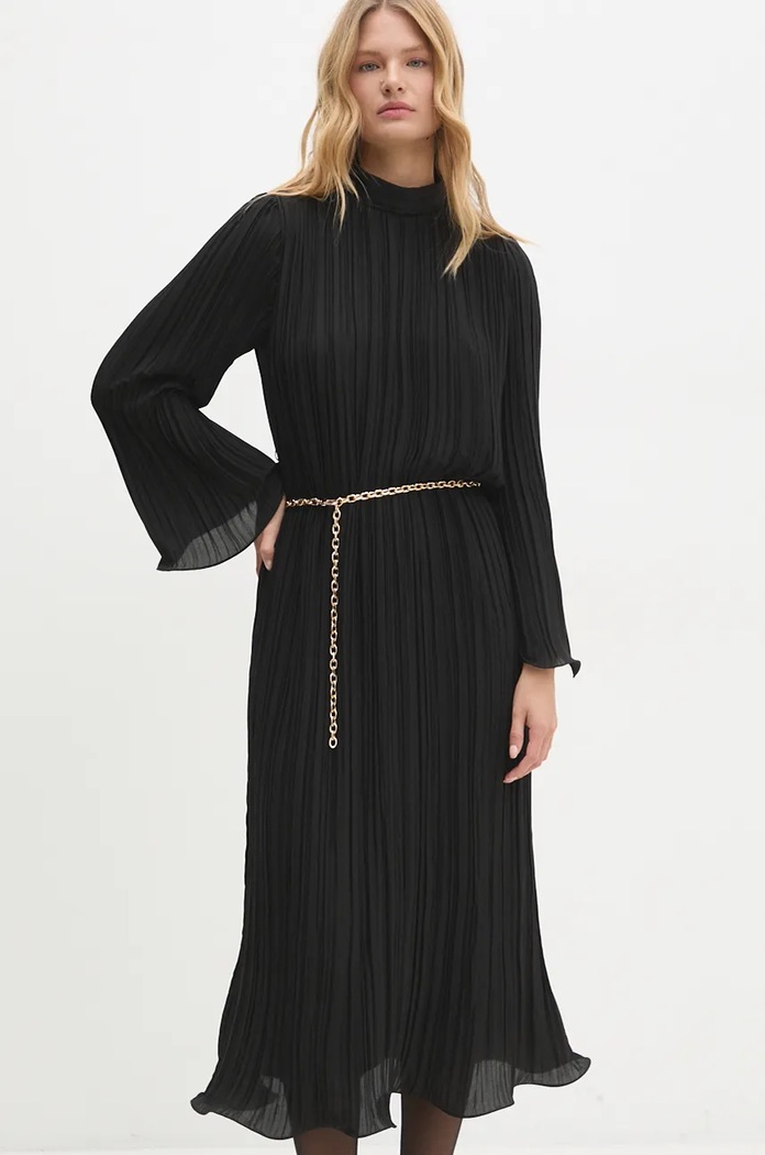 Answear Lab rochie 1yb4cel2599.tos negru WW25