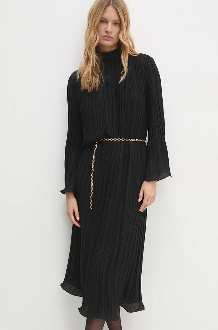 Answear Lab rochie negru 1yb4cel2599.tos