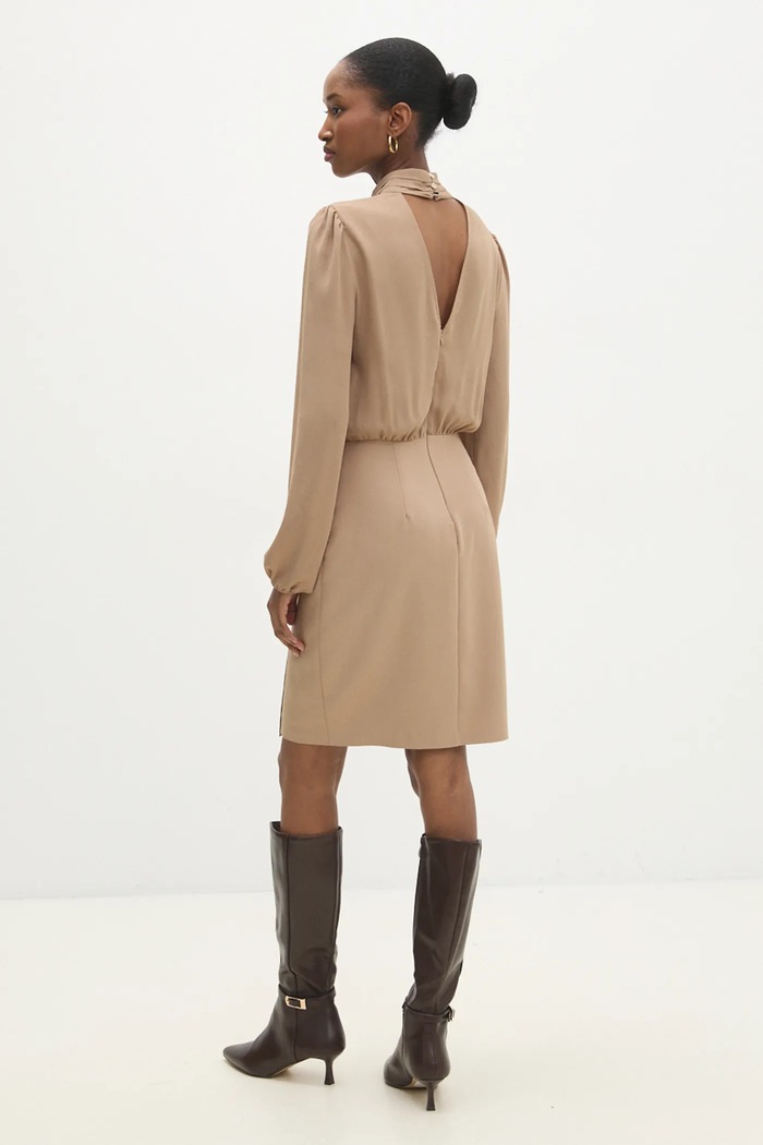 Îmbrăcăminte Answear Lab rochie 47400.tos bej