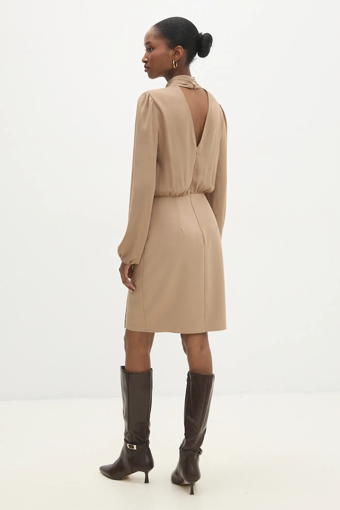 Îmbrăcăminte Answear Lab rochie 47400.tos bej