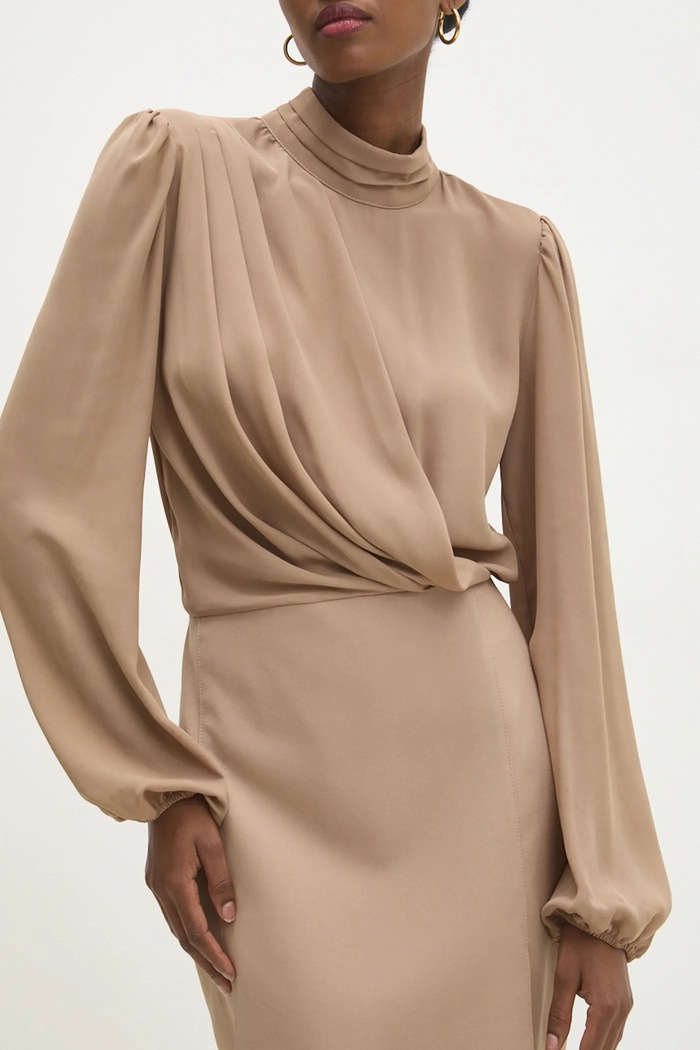 Answear Lab rochie 47400.tos bej