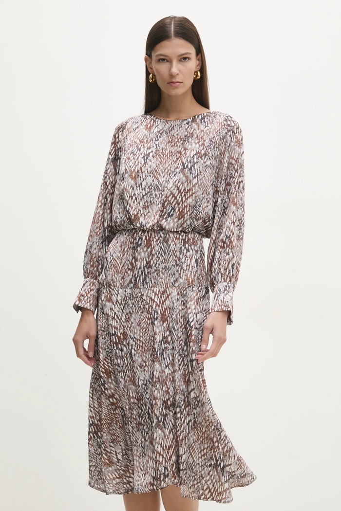 Answear.LAB Answear Lab rochie gri 57932.tos