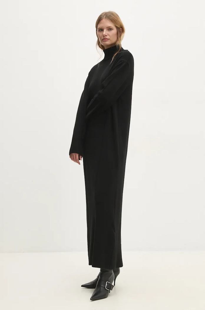 Answear Lab rochie maxi negru 893324.ilk