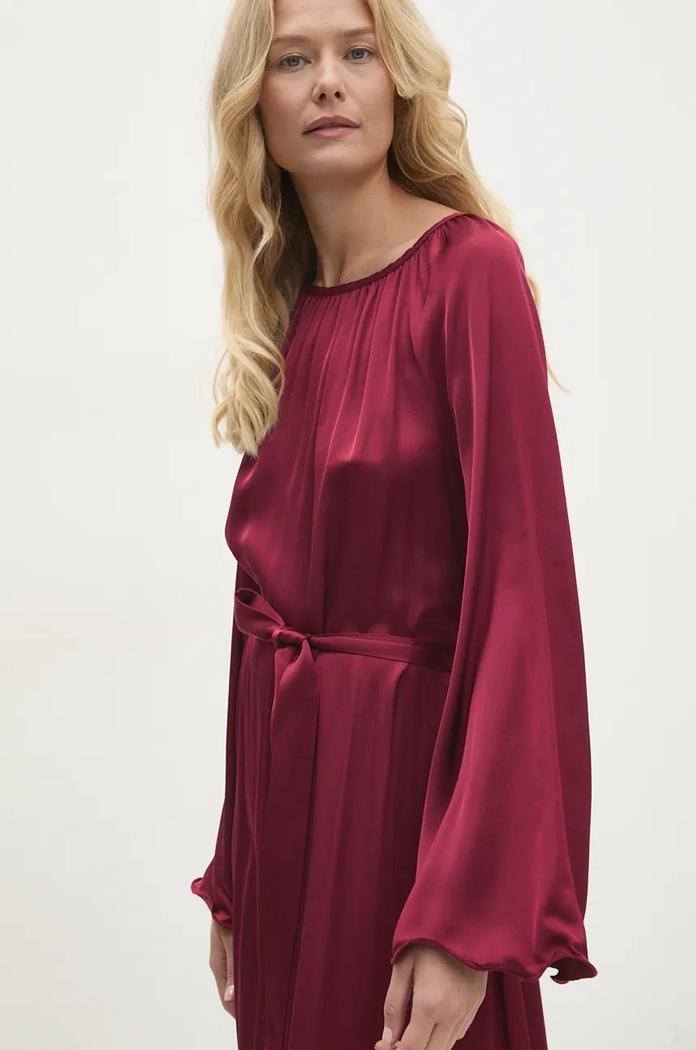 Answear.LAB ruha ed032388.ilk burgundia WZ24