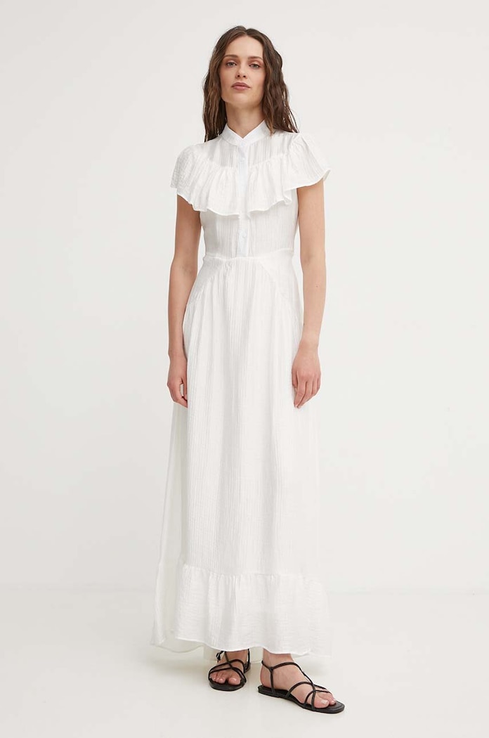 Answear Lab rochie 4464.HWK alb WZ24