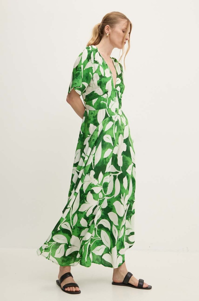 Answear Lab rochie verde M30081.HMS
