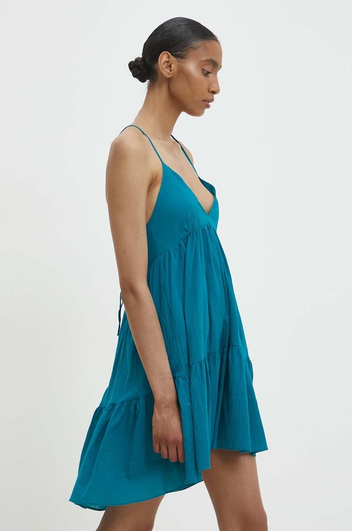 Answear Lab rochie din bumbac mini albastru 4626.IKK