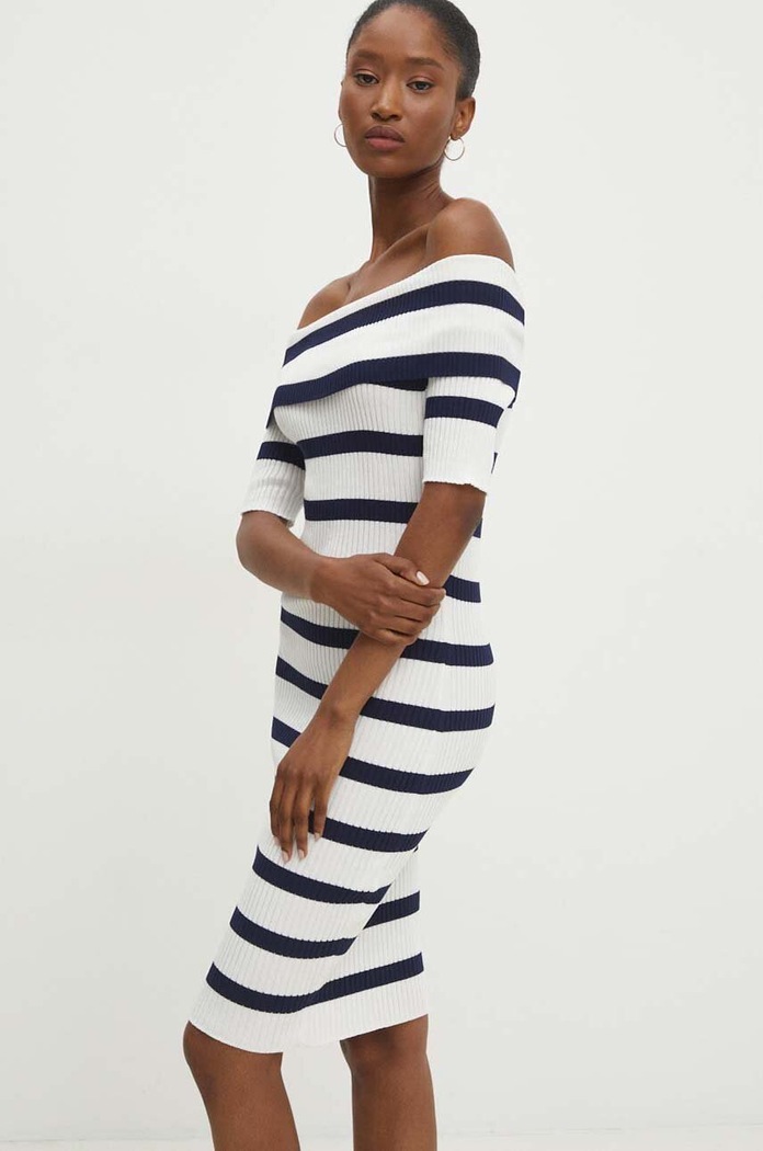 Answear Lab rochie Answear.LAB DZ93422.hms alb