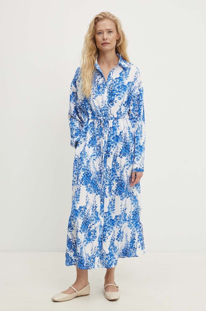 Answear Lab rochie fixat albastru MR21037.hms