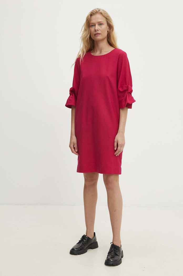 Answear Lab rochie din lână mlc.sud06y.tjs roz WZ24