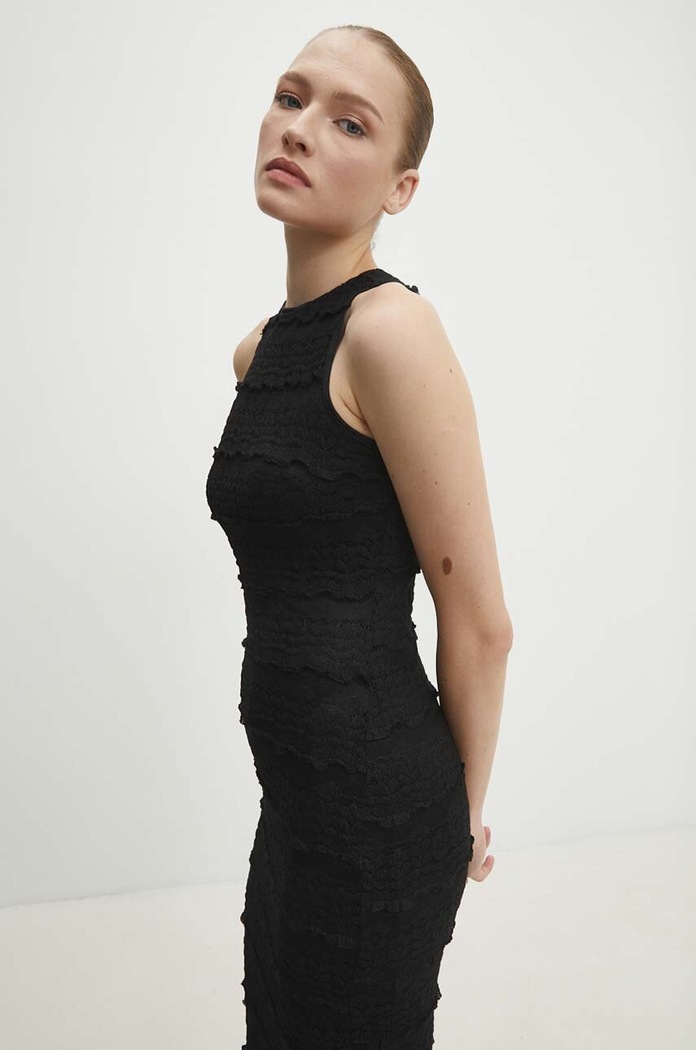 Answear Lab rochie negru 15417.fms